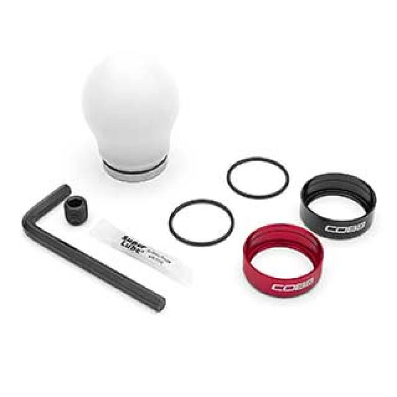 Cobb Tuning 04-23 フォルクスワーゲン ゴルフ GTI / 14-24 フォルクスワーゲン Golf R ウエイト付きシフトノブ - ホワイト