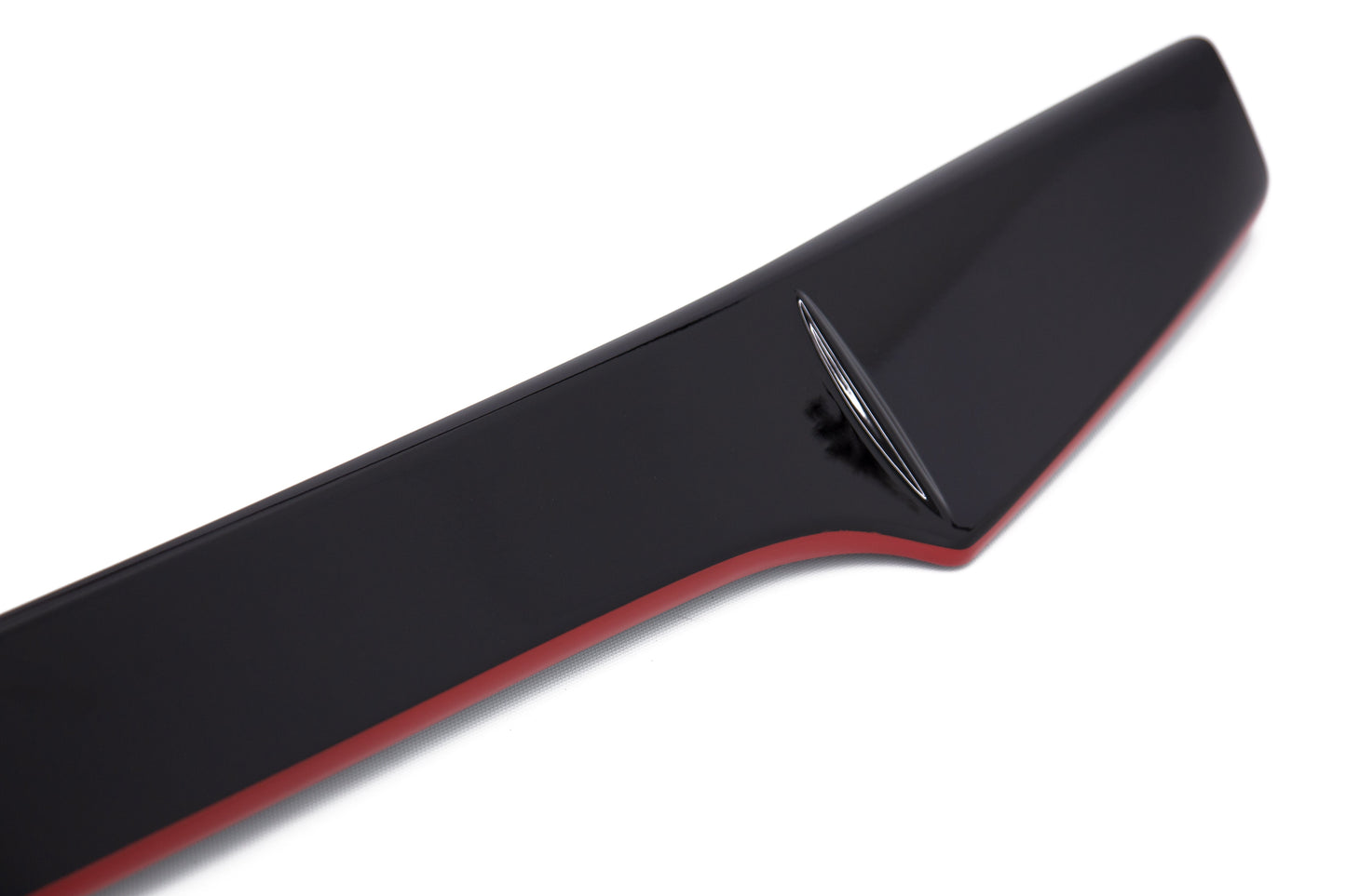 OLM RSスタイル レッドライン ガーニーフラップ for STIスポイラー - 2015-2021 スバル WRX / STI