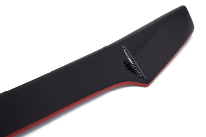 OLM RSスタイル レッドライン ガーニーフラップ for STIスポイラー - 2015-2021 スバル WRX / STI