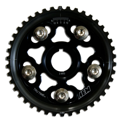 AEM 92-01 ホンダ プレリュード Si VTEC／ベース＆SH トゥルーブラック Tru-Time カムギア