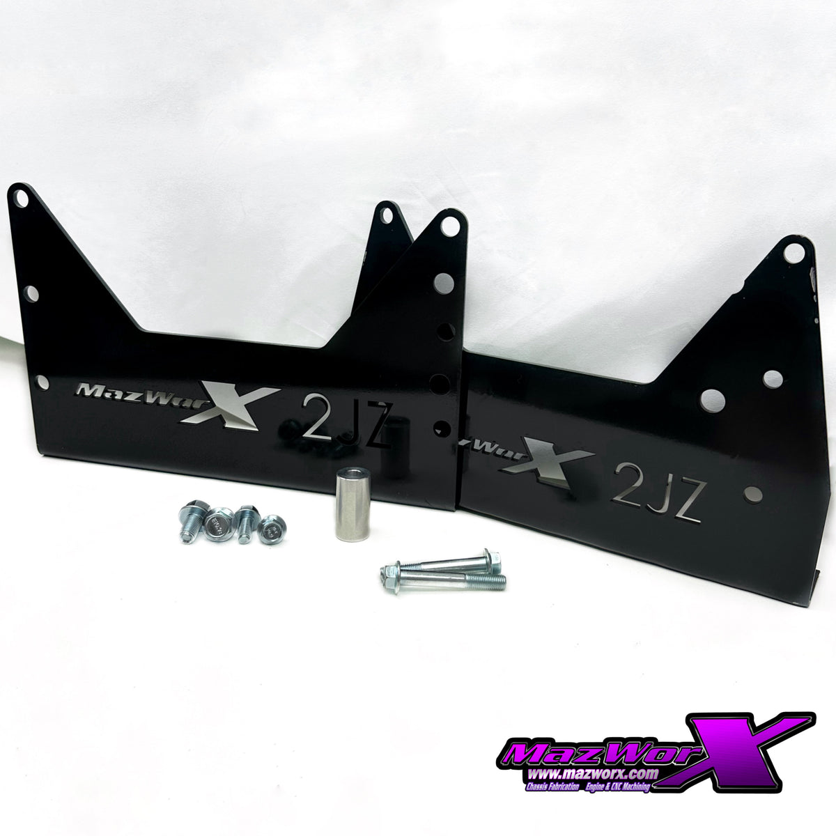 Mazworx - 2JZ エンジン輸送用ブラケットキット (80101)
