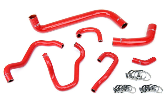 HPS シリコン ホース キット - ラジエーターおよびヒーター ホース 57-1490-RED