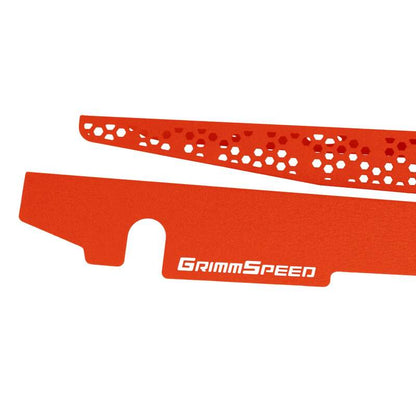 GrimmSpeed フェンダーシュラウドキット レッド | スバル 2022年以降 WRX