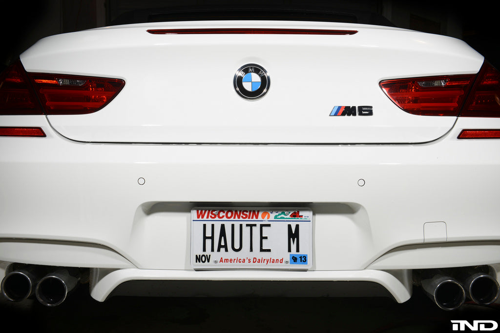 iND f06 f12 f13 m6 painted trunk emblem - iND Distribution