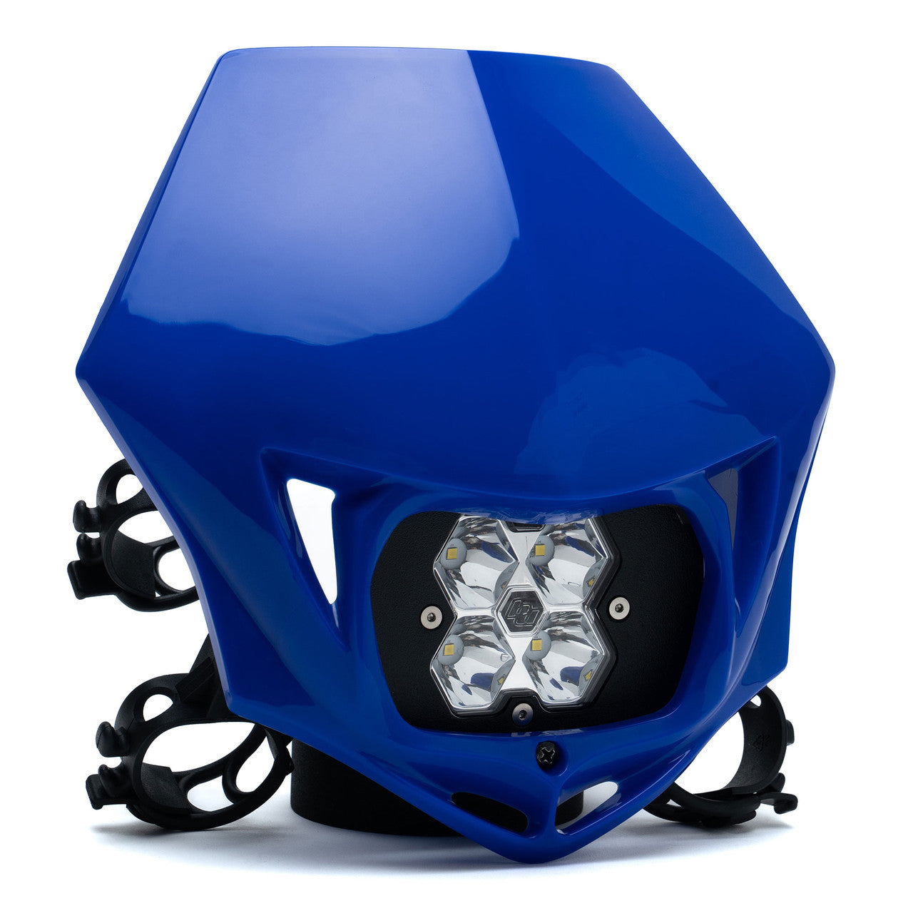 Baja Designs モーターサイクルヘッドライト A/C および D/C LED Squadron 2.0 スポーツキット（シェル付き・レースライト）- ユニバーサル
