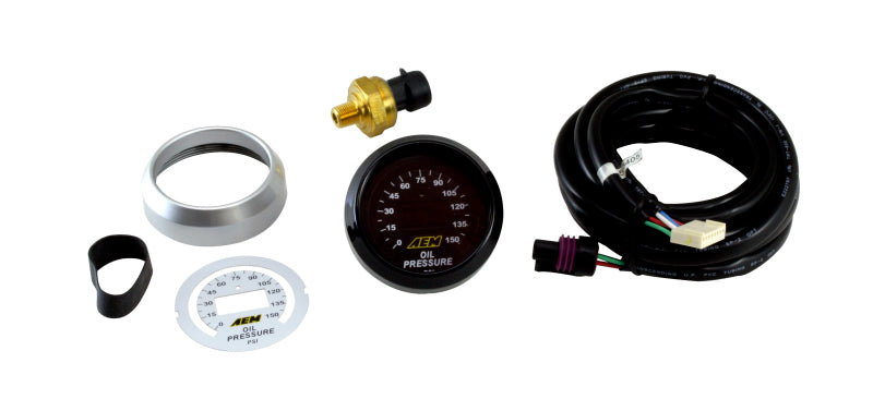 AEM 52mm 油圧計 150psi デジタルゲージ