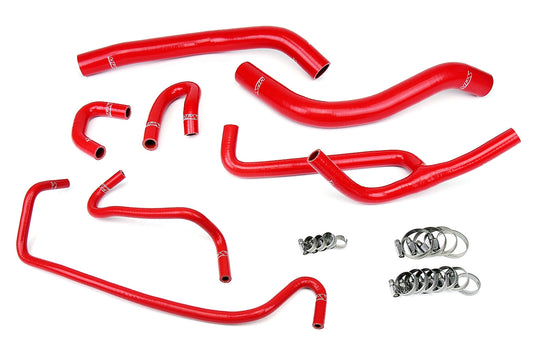 HPS シリコン ホース キット - ラジエーターおよびヒーター ホース 57-1506-RED