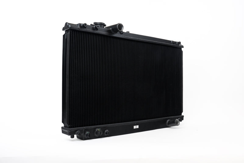 CSF 93-98 トヨタ MK4 スープラ ラジエーター - ブラック仕上げ