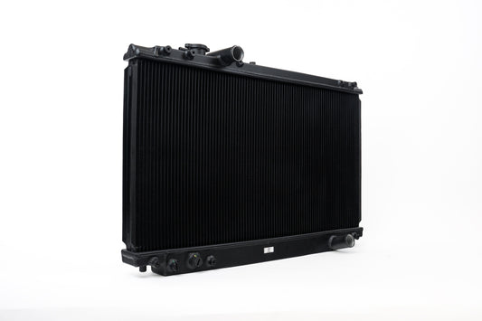 CSF 93-98 トヨタ MK4 スープラ ラジエーター - ブラック仕上げ