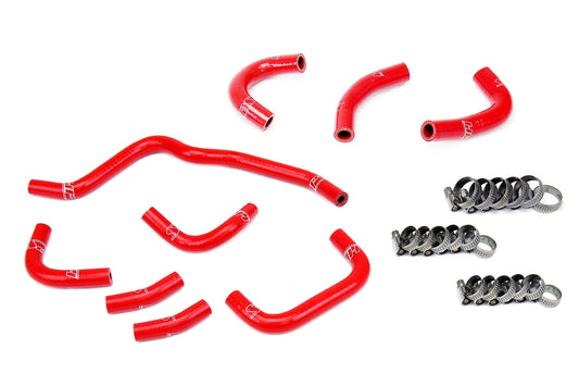 HPS シリコンホースキット - オイルクーラーおよびスロットルボディホース 57-2079-RED