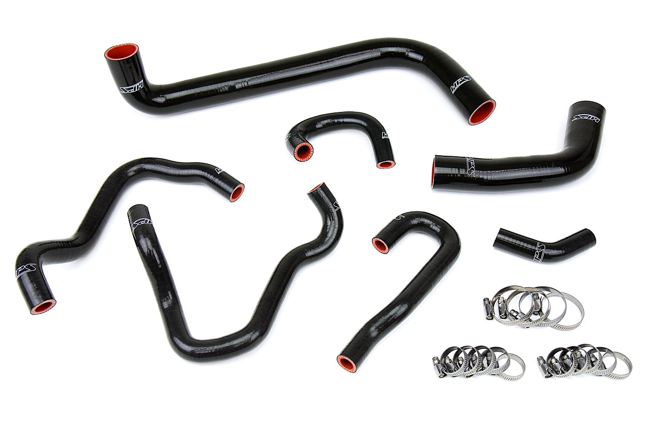 HPS シリコン ホース キット - ラジエーターおよびヒーター ホース 57-1490-BLK