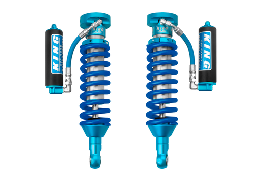 King Shocks 12-18 Ford Ranger Px/T6 フロント 2.5インチ（約63.5mm）径 リモートリザーバー コイルオーバー（ペア）