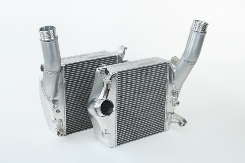CSF 2019年以降ランボルギーニ・ウルス / 2020年以降アウディRS Q8 / SQ8 / SQ7 ハイパフォーマンスインタークーラーシステム - 無垢アルミ仕上げ