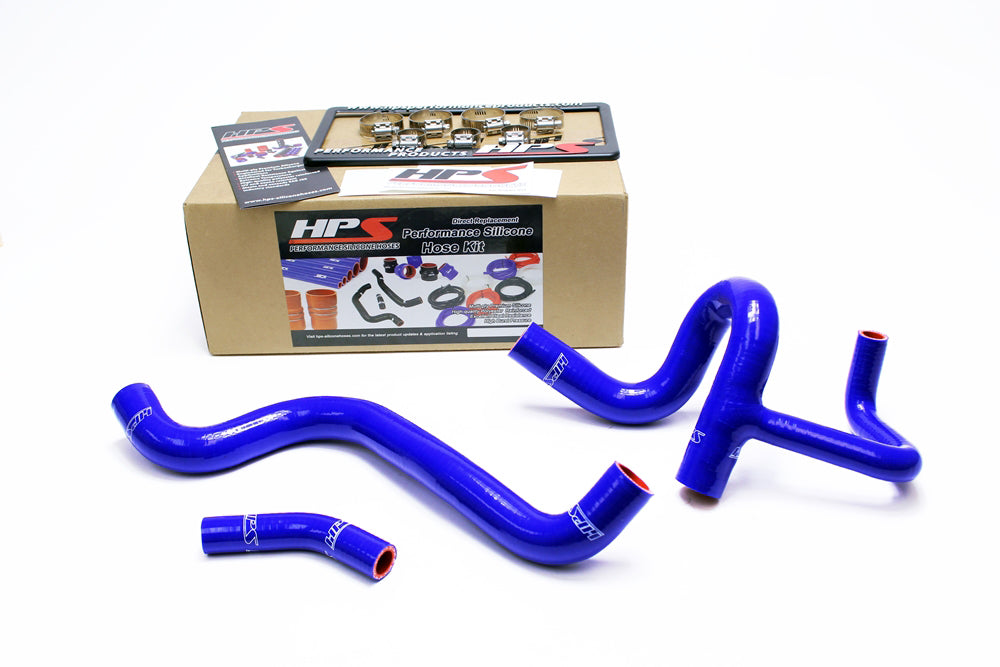 HPS シリコン ホース キット - ラジエーター ホース 57-1410-BLUE