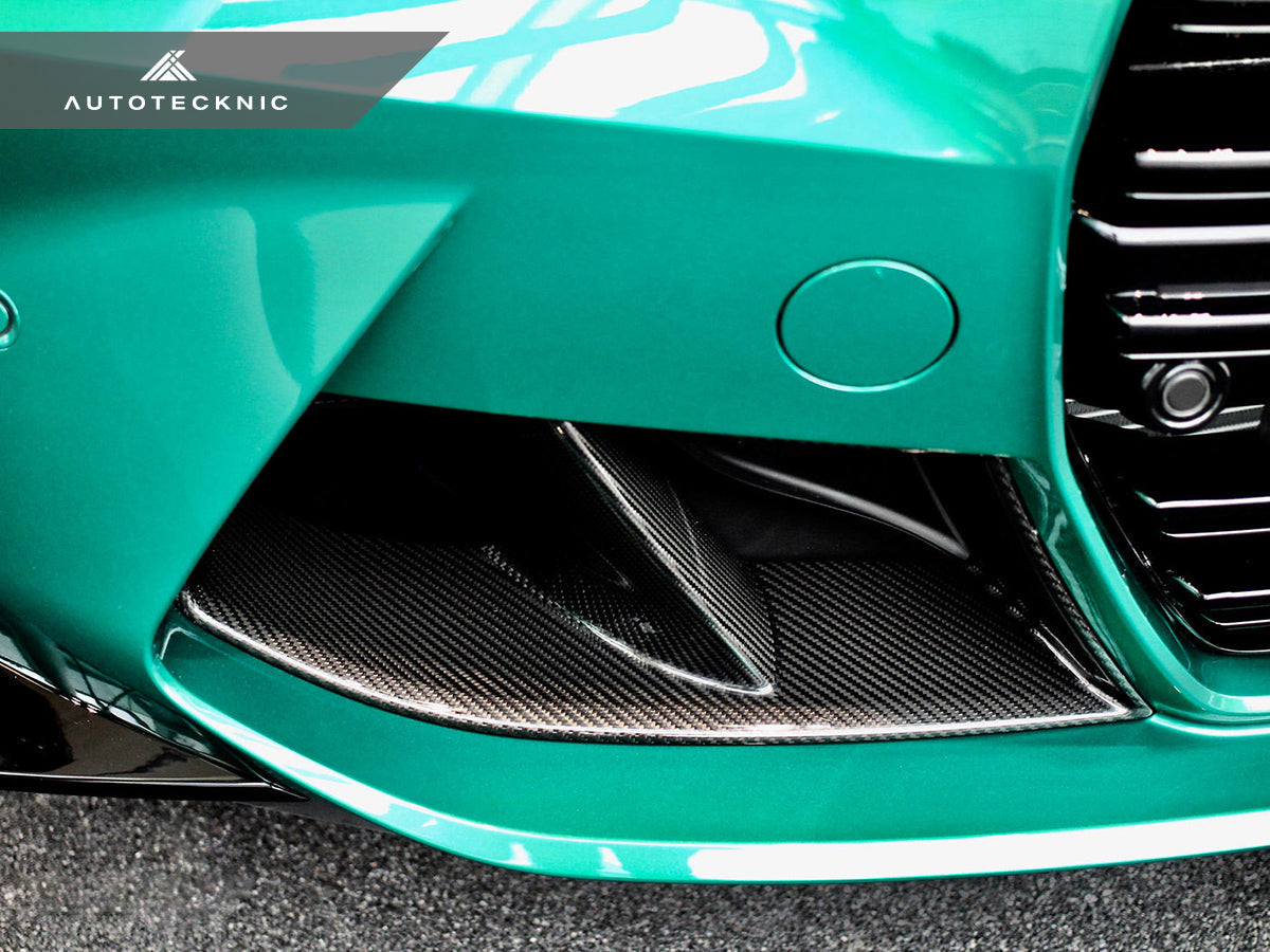 AutoTecknic G8X M3 / M4 ドライカーボン フロントバンパーベントセット