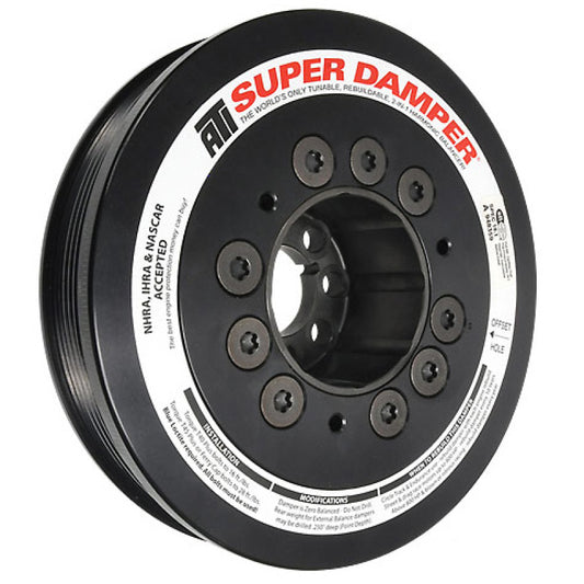 ATI ダンパー - 6.570インチ（約167mm） - スチール製 - 6溝 - アウディ用 - ハイパワー対応 - レースバージョン