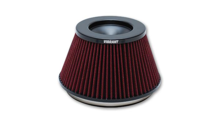 Vibrant The Classic パフォーマンスエアフィルター コーン外径5インチ(約127mm) x 高さ3.625インチ(約92mm) x 内径6インチ(約152mm) ベルマウス ファンネル(10950-52)用