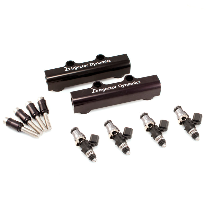 Injector Dynamics 1050cc インジェクター 04-06年式 Subaru STI ターボ トップフィード コンバージョンキット 2x8 ロワーOリング×2 -4