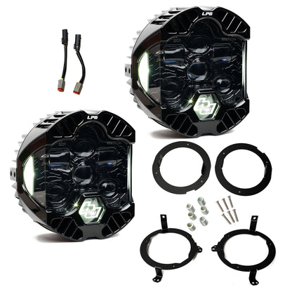 Baja Designs - DOT LP6 ヘッドライトキット クリア/アンバーDRL - 2018-2025 ジープ JL/JT用