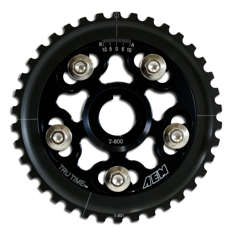 AEM 88-95 ホンダ シビック／93-95 デルソル S＆Si ブラック Tru-Time カムギア