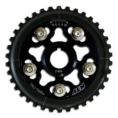 AEM 88-95 ホンダ シビック／93-95 デルソル S＆Si ブラック Tru-Time カムギア