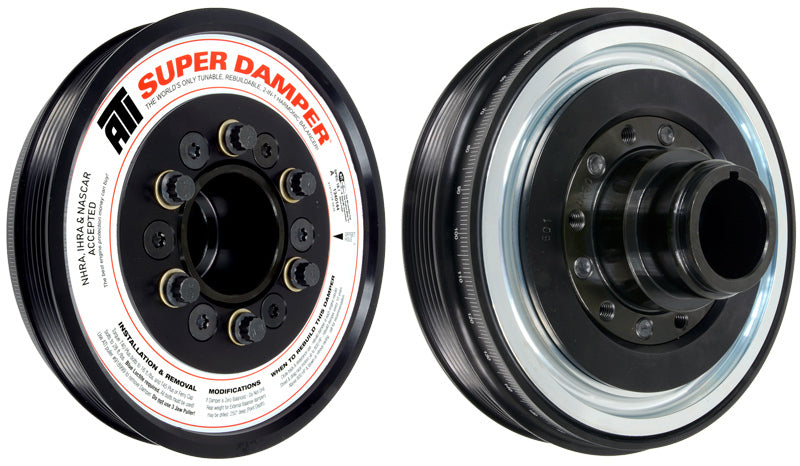 ATI ダンパー - 7.48インチ（約190mm） - アルミ製 - 6/4溝 - 23-24 Cadillac Escalade V 6.2L LT4用