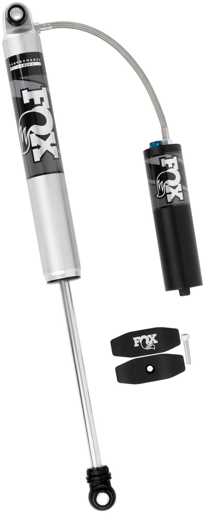 Fox 2.0 パフォーマンスシリーズ STDトラベル アイレットエンド R/R 8.6インチ（約218.4mm） スムースボディ リザーバーショック - CD調整式
