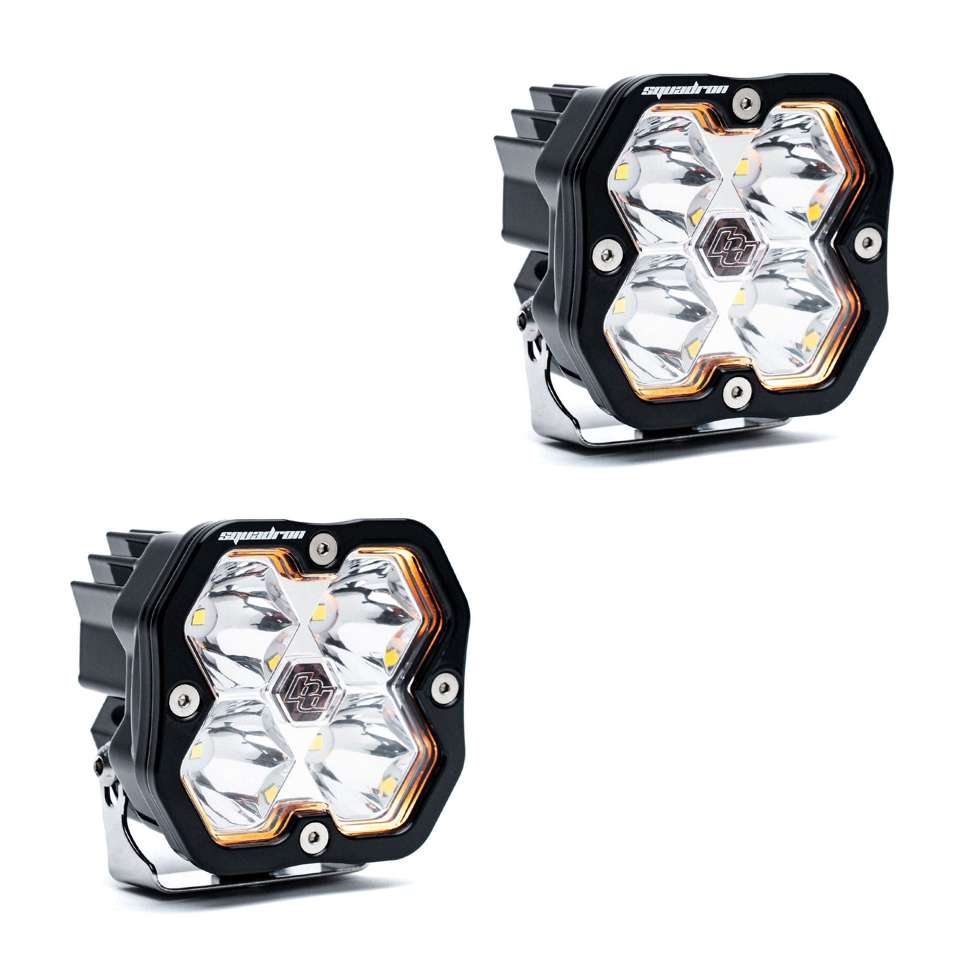 Baja Designs Squadron 2.0 Sport LEDポッドセット（ペア販売）（RGBWバックライト付き）