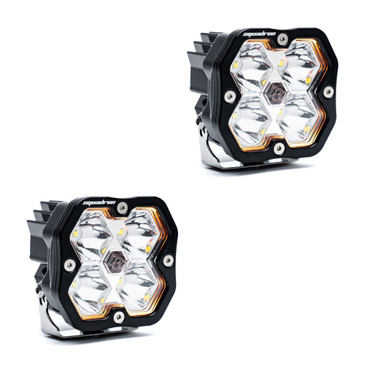 Baja Designs Squadron 2.0 Sport LEDポッドセット（ペア販売）（RGBWバックライト付き）