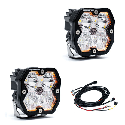 Baja Designs Squadron 2.0 Sport LEDポッドセット（ペア販売）（RGBWバックライト付き）