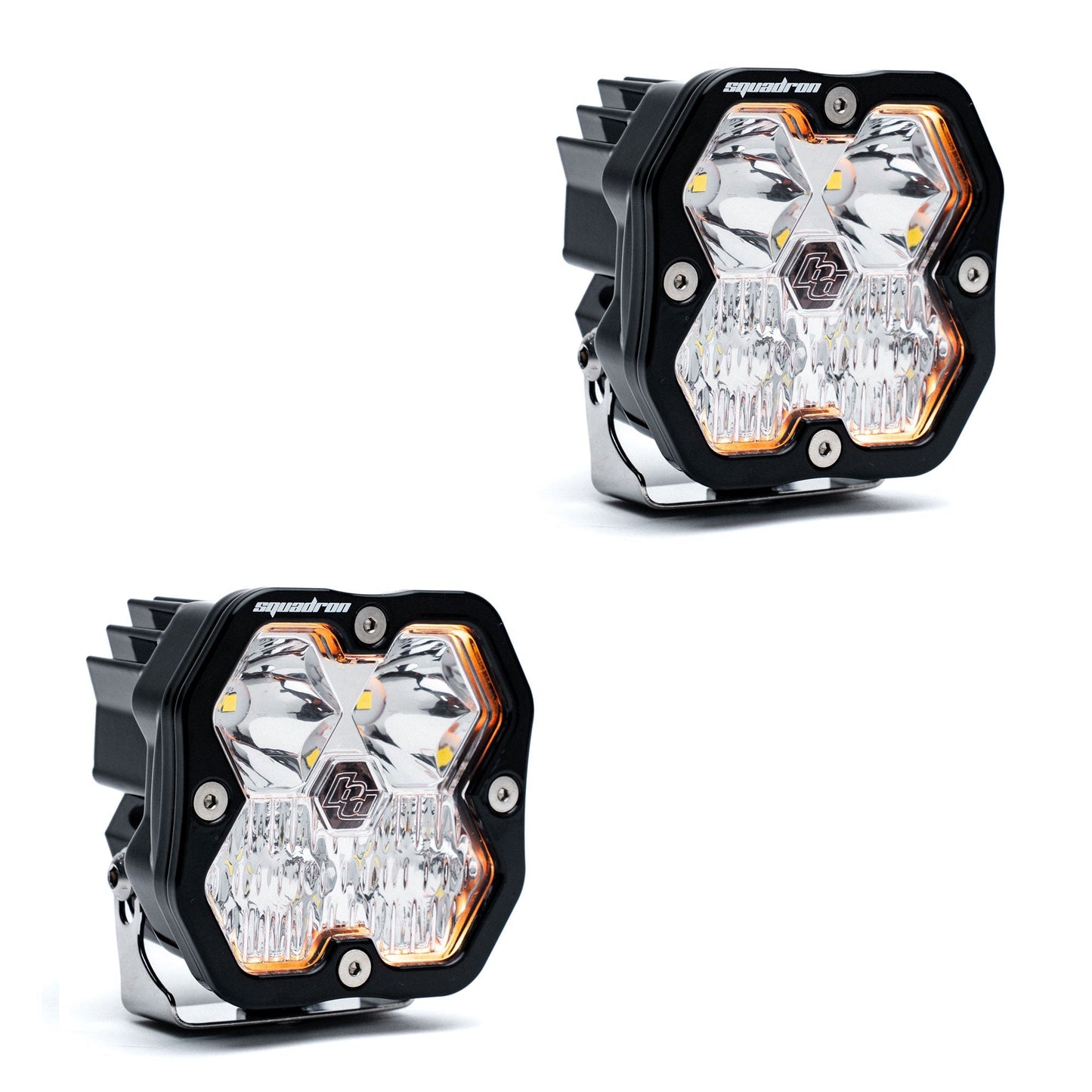 Baja Designs Squadron 2.0 Sport LEDポッドセット（ペア販売）（RGBWバックライト付き）