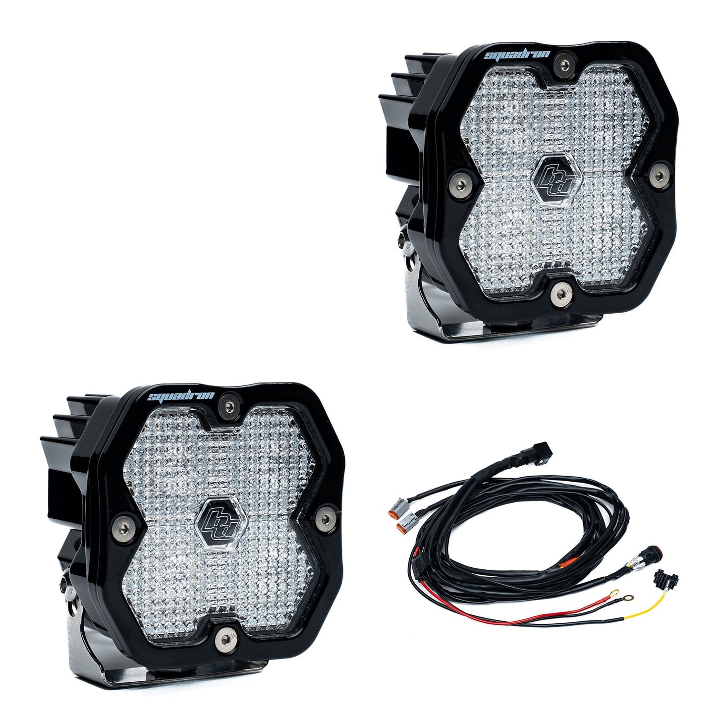 Baja Designs Squadron 2.0 Sport LEDポッドセット（ペア販売）（RGBWバックライト付き）