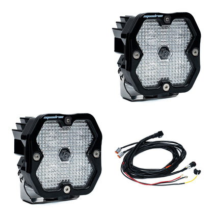 Baja Designs Squadron 2.0 Sport LEDポッドセット（ペア販売）（RGBWバックライト付き）