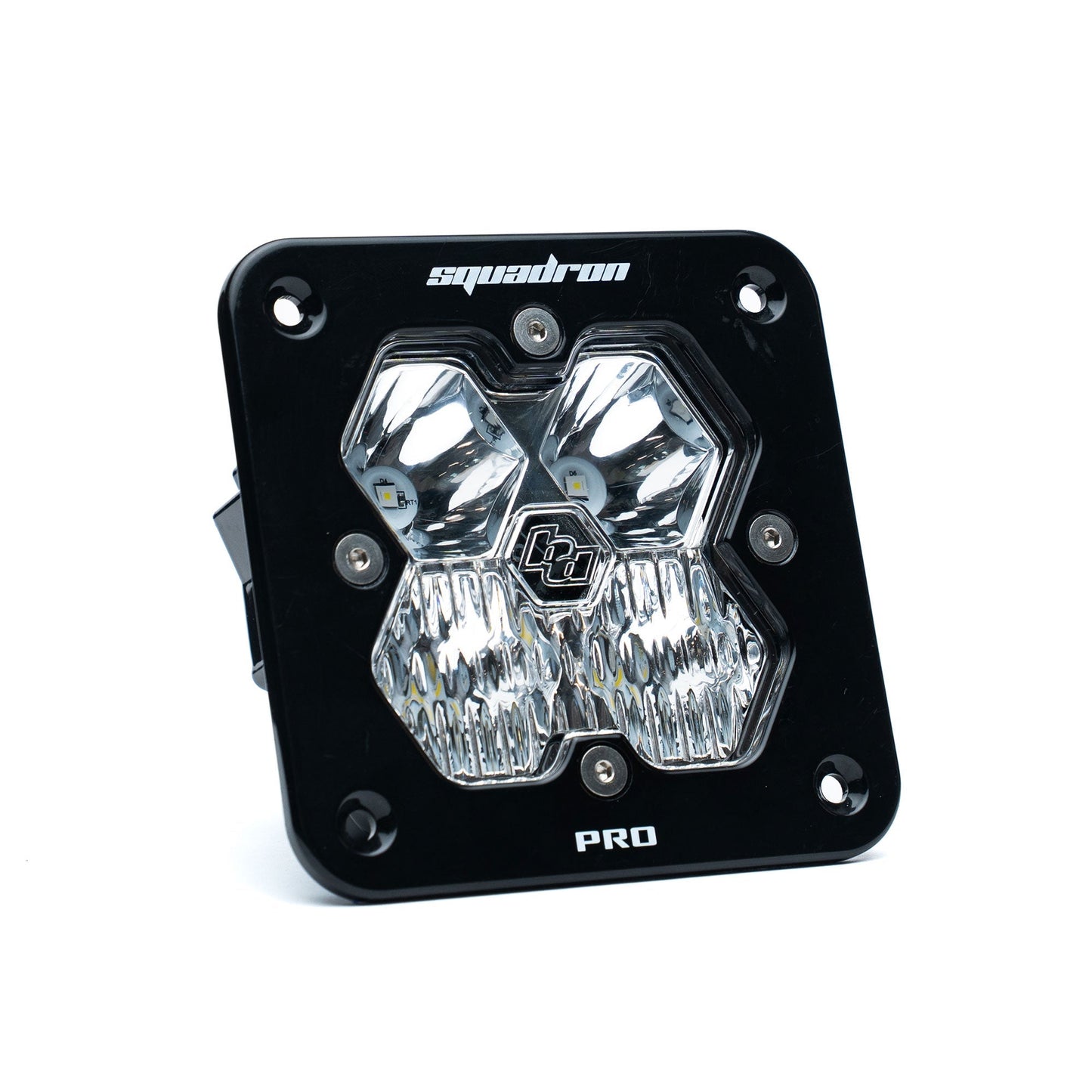 Baja Designs Squadron 2.0 Pro ブラック フラッシュマウント LED 補助ライトポッド - ユニバーサル