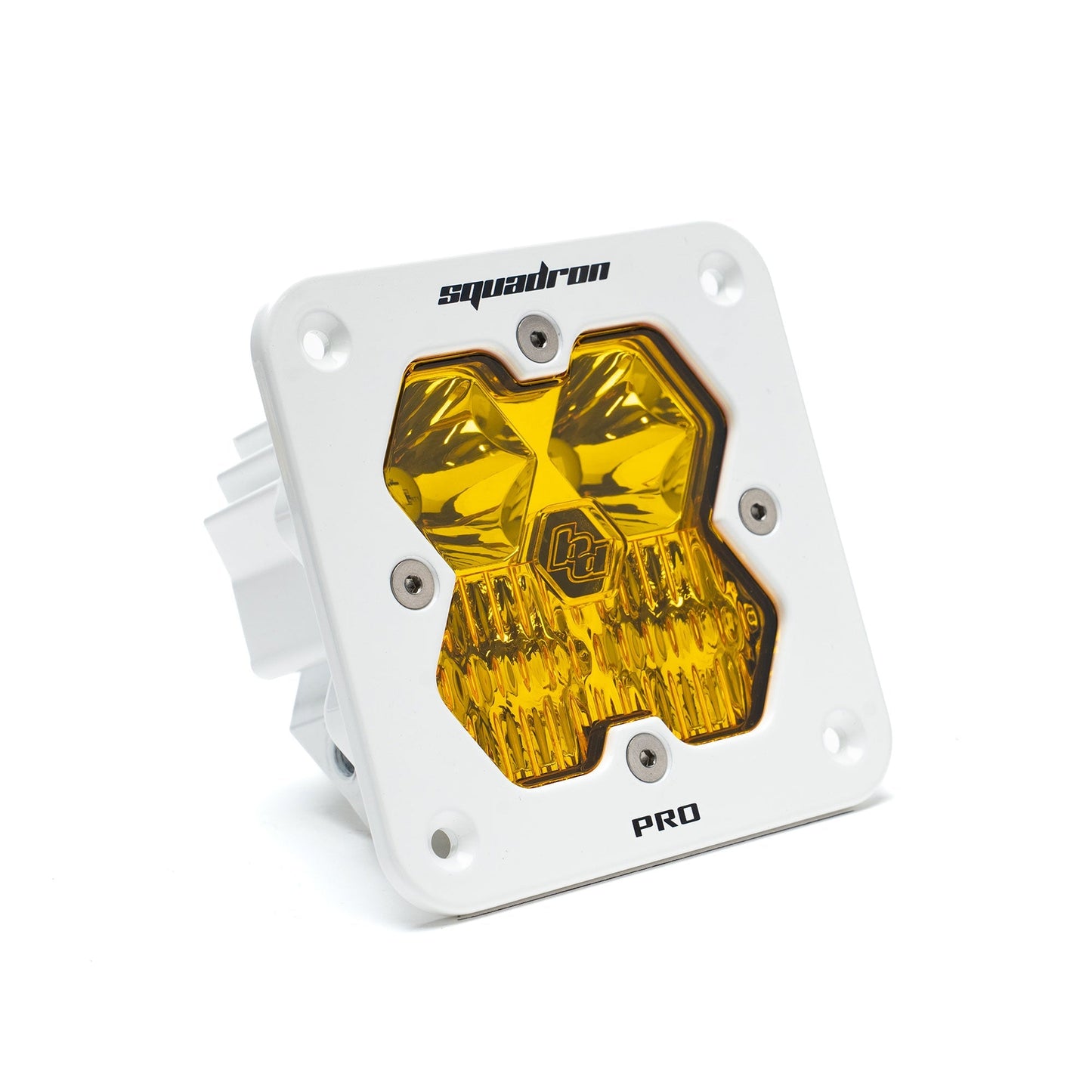 Baja Designs Squadron 2.0 Pro ホワイト フラッシュマウント LED 補助ライトポッド - ユニバーサル