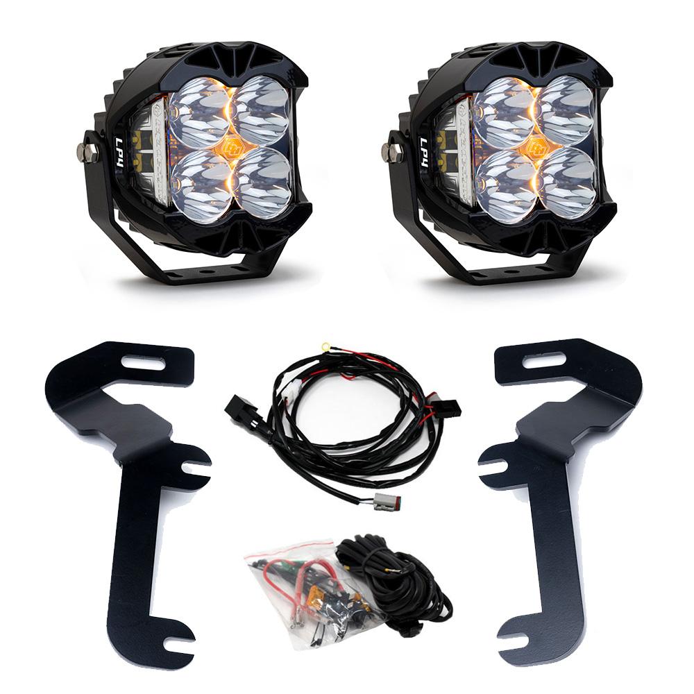 Baja Designs LP4 Pro Aピラー LEDライトキット - 2019-2026 GMC Sierra 1500用