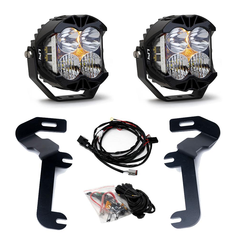 Baja Designs LP4 Pro Aピラー LEDライトキット - 2019-2026 GMC Sierra 1500用