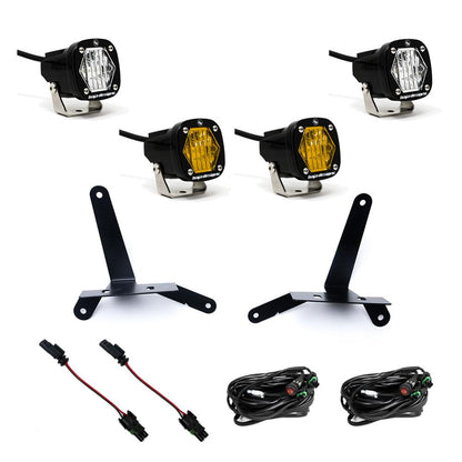 Baja Designs S1 デュアル フォグポケット LED ライトキット - 2024-2026 シボレー シルバラード 2500/3500
