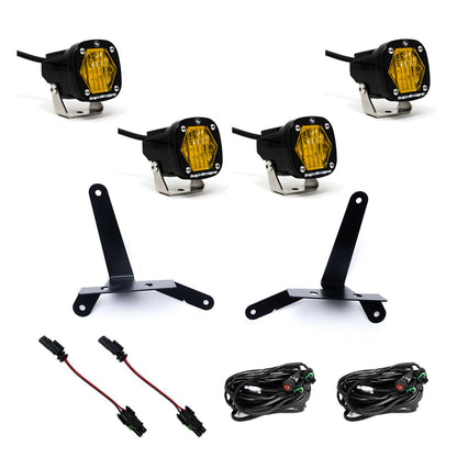 Baja Designs S1 デュアル フォグポケット LED ライトキット - 2024-2026 シボレー シルバラード 2500/3500