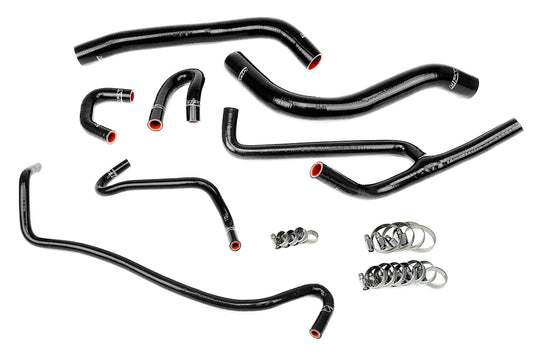 HPS シリコン ホース キット - ラジエーターおよびヒーター ホース 57-1506-BLK