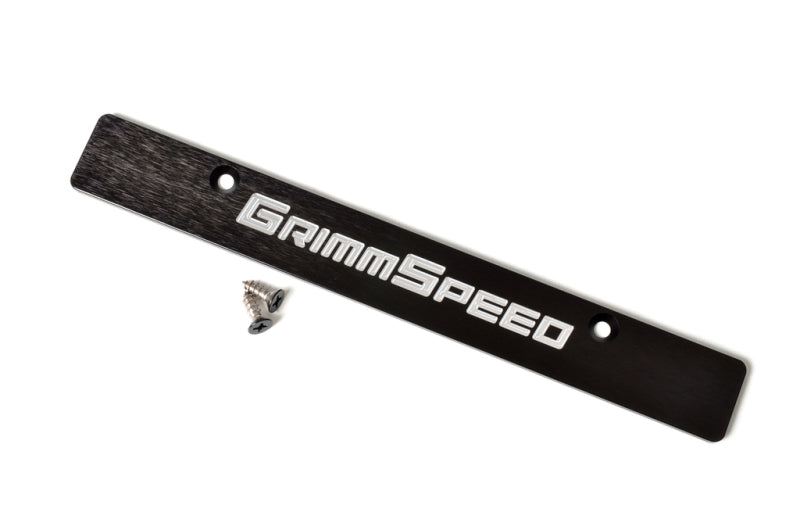 GrimmSpeed フロントナンバー穴隠しプレート | スバル 2006-2014年 インプレッサ / WRX / STI