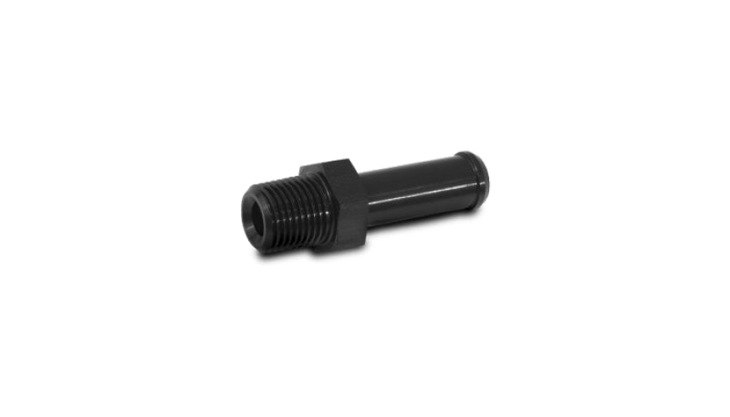 Vibrant 1/16NPT→1/4インチ(約6.4mm)バーブ ストレートフィッティング アルミ