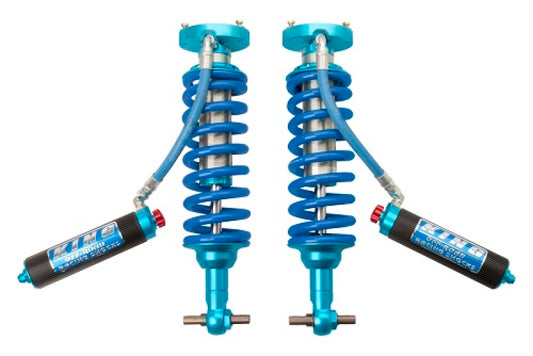 King Shocks 2019年以降シボレー/GMC シルバラード/シエラ 1500 フロント 2.5インチ（約63.5mm）直径リモートリザーバーコイルオーバー（ペア）