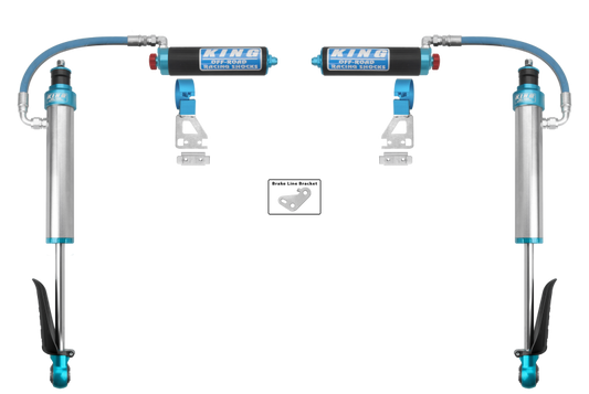 King Shocks 2024年以降 トヨタ タコマ 2.5インチ径 リモートリザーバーショック 調整機能付き（左右ペア） - リア用
