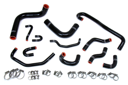 HPS シリコン ホース キット - ラジエーターおよびヒーター ホース 57-1656-BLK