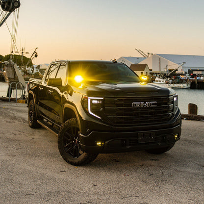 Baja Designs LP4 Pro Aピラー LEDライトキット - 2019-2026 GMC Sierra 1500用
