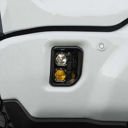 Baja Designs S1 デュアル フォグポケット LED ライトキット - 2024-2026 シボレー シルバラード 2500/3500
