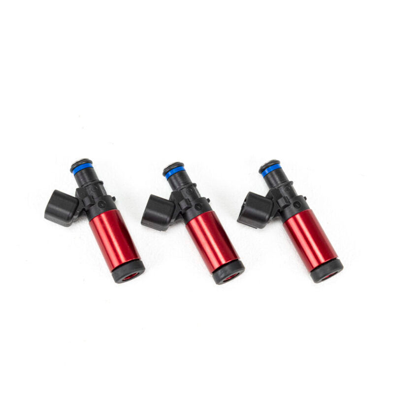 Injector Dynamics 1050-XDS インジェクター - 55mm レングス - 11mm マシントップ - 34.55 D アダプター（3個セット）