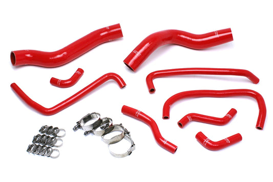 HPS シリコン ホース キット - ラジエーターおよびヒーター ホース 57-1503-RED