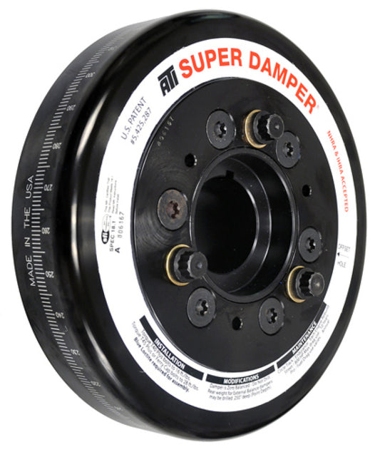 ATI ダンパー - 7.074インチ（約179.7mm） - アルミ製 - シボレー ビッグブロック - 3リング